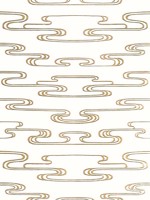 Cloudwater Metallic Gold Wallpaper AT23152 by Anna French Wallpaper for sale at Wallpapers To Go