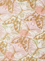 Paxton Metallic Gold on Blush Wallpaper AT23174 by Anna French Wallpaper for sale at Wallpapers To Go