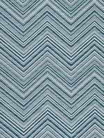 Monti Chevron Indigo Fabric W77136 by Thibaut Fabrics for sale at Wallpapers To Go