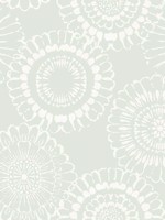 Sonnet Sage Floral Wallpaper WTG-242206 by Chesapeake Wallpaper for sale at Wallpapers To Go