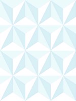 Adella Sky Blue Geometric Wallpaper WTG-242212 by Chesapeake Wallpaper for sale at Wallpapers To Go