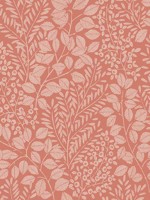 Elin Coral Berry Botanical Wallpaper WTG-242363 by A Street Prints Wallpaper for sale at Wallpapers To Go