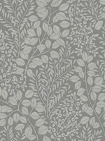 Elin Charcoal Berry Botanical Wallpaper WTG-242366 by A Street Prints Wallpaper for sale at Wallpapers To Go