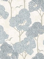 Lykke Blue Textured Tree Wallpaper WTG-242387 by A Street Prints Wallpaper for sale at Wallpapers To Go