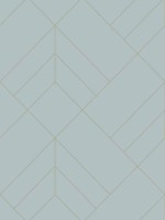Sander Light Blue Geometric Wallpaper WTG-242394 by A Street Prints Wallpaper for sale at Wallpapers To Go