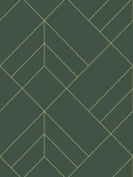 Sander Evergreen Geometric Wallpaper WTG-242397 by A Street Prints Wallpaper for sale at Wallpapers To Go