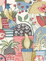Fika Rose Blissful Birds and Blooms Wallpaper WTG-242404 by A Street Prints Wallpaper for sale at Wallpapers To Go