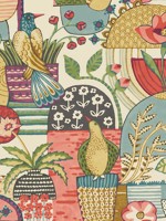Fika Plum Blissful Birds and Blooms Wallpaper WTG-242405 by A Street Prints Wallpaper for sale at Wallpapers To Go