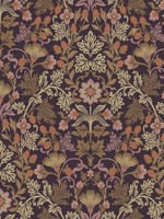 Lila Peach Strawberry Floral Wallpaper WTG-242486 by Eijffinger Wallpaper for sale at Wallpapers To Go
