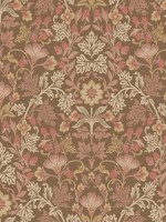 Lila Pink Strawberry Floral Wallpaper WTG-242488 by Eijffinger Wallpaper for sale at Wallpapers To Go