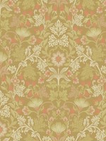 Lila Gold Strawberry Floral Wallpaper WTG-242489 by Eijffinger Wallpaper for sale at Wallpapers To Go