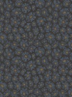 Savanna Shell Denim Charcoal and Metallic Gold Wallpaper WTG-242710 by Cole and Son Wallpaper for sale at Wallpapers To Go