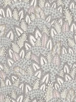 Zulu Terrain Heath Grey and Blush Wallpaper WTG-242726 by Cole and Son Wallpaper for sale at Wallpapers To Go