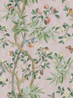 Kimono Vine Rose Peel and Stick Wallpaper WTG-242788 by P Kaufmann Wallpaper for sale at Wallpapers To Go