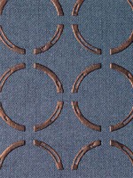 Linen Circles Metallic Wallpaper WTG-243010 by Seabrook Wallpaper for sale at Wallpapers To Go