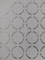 Linen Circles Metallic Wallpaper WTG-243011 by Seabrook Wallpaper for sale at Wallpapers To Go