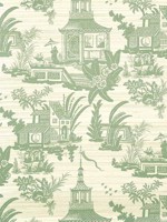 Empress Court Green Wallpaper WTG-243348 by Thibaut Wallpaper for sale at Wallpapers To Go