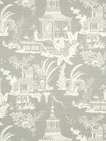 Empress Court Grey Wallpaper WTG-243350 by Thibaut Wallpaper for sale at Wallpapers To Go