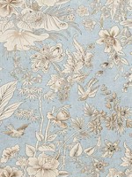 Rosalind Spa Blue Fabric WTG-243388 by Thibaut Fabrics for sale at Wallpapers To Go