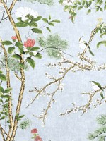 Katsura Spa Blue Fabric WTG-243396 by Thibaut Fabrics for sale at Wallpapers To Go