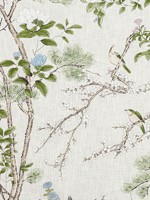 Katsura Cream and Lavender Fabric WTG-243398 by Thibaut Fabrics for sale at Wallpapers To Go