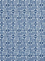 Labyrinth Velvet Navy Fabric WTG-243429 by Thibaut Fabrics for sale at Wallpapers To Go