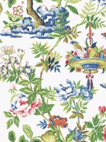 Shantung Garden Removable Bloom Wallpaper WTG-245250 by Scalamandre Wallpaper for sale at Wallpapers To Go