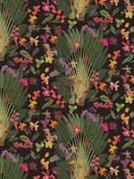 Fantasy Tropical Black Wallpaper WTG-245878 by Scalamandre Wallpaper for sale at Wallpapers To Go