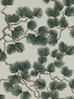 Pine Green Wallpaper WTG-246038 by Scalamandre Wallpaper for sale at Wallpapers To Go