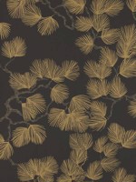 Pine Black Wallpaper WTG-246061 by Scalamandre Wallpaper for sale at Wallpapers To Go