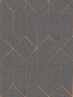 Hayden Charcoal Concrete Trellis Wallpaper WTG-246063 by Advantage Wallpaper for sale at Wallpapers To Go
