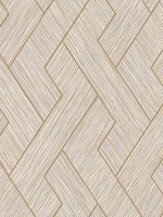Ember Taupe Geometric Basketweave Wallpaper WTG-246092 by Advantage Wallpaper for sale at Wallpapers To Go