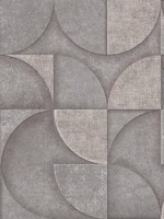 Addison Grey Retro Geo Wallpaper WTG-246111 by Advantage Wallpaper for sale at Wallpapers To Go