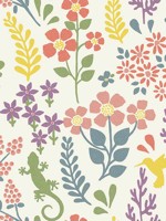 Karina Multicolor Meadow Wallpaper WTG-246182 by Advantage Wallpaper for sale at Wallpapers To Go