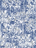 Dori Blue Painterly Floral Wallpaper WTG-246197 by Advantage Wallpaper for sale at Wallpapers To Go