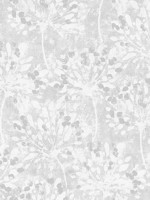 Dori Light Grey Painterly Floral Wallpaper WTG-246200 by Advantage Wallpaper for sale at Wallpapers To Go