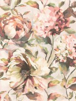 Attia Blush Floral Wallpaper WTG-246219 by Advantage Wallpaper for sale at Wallpapers To Go