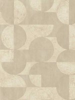 Barcelo Beige Circles Wallpaper WTG-246224 by Advantage Wallpaper for sale at Wallpapers To Go