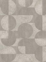 Barcelo Grey Circles Wallpaper WTG-246226 by Advantage Wallpaper for sale at Wallpapers To Go