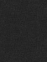 Rockefellar Maze Onyx Wallpaper WTG-246378 by Collins and Company Wallpaper for sale at Wallpapers To Go