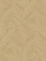 Deco Banana Leaf Old Gold Wallpaper WTG-246397 by Collins and Company Wallpaper for sale at Wallpapers To Go