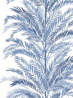 Keana Palm Coastal Blue Peel and Stick Wallpaper WTG-246592 by NextWall Wallpaper for sale at Wallpapers To Go