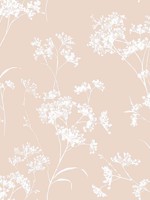 Floral Mist Peach Petal Peel and Stick Wallpaper WTG-246603 by NextWall Wallpaper for sale at Wallpapers To Go