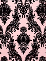Heirloom Black and Pink Wallpaper WTG-246885 by Astek Wallpaper for sale at Wallpapers To Go
