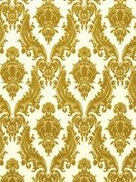 Petite Heirloom Beige and Ivory Wallpaper WTG-246891 by Astek Wallpaper for sale at Wallpapers To Go