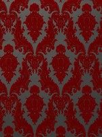 Petite Heirloom Burgandy and Slate Wallpaper WTG-246893 by Astek Wallpaper for sale at Wallpapers To Go