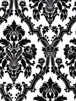 Empire Black and White Wallpaper WTG-246902 by Astek Wallpaper for sale at Wallpapers To Go