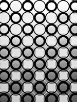 Circles Silver Wallpaper WTG-246922 by Astek Wallpaper for sale at Wallpapers To Go