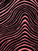 Zebra Stripes Black and Pink Wallpaper WTG-246933 by Astek Wallpaper for sale at Wallpapers To Go