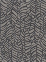 Abstract Leaves Black Brown Wallpaper WTG-247212 by Galerie Wallpaper for sale at Wallpapers To Go
